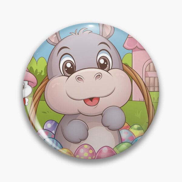 Item preview, Springtime Easter Hippo designed and sold by NeatThingLover.