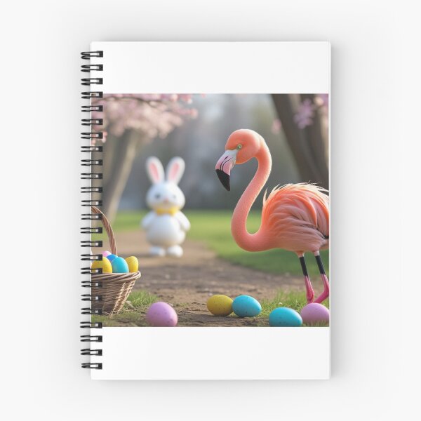 Item preview, Festive Easter Flamingo designed and sold by NeatThingLover.