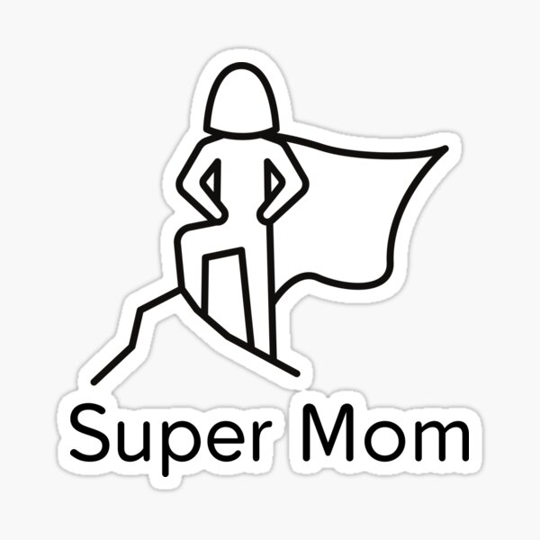 Item preview, Super Mom designed and sold by VasInd.