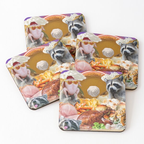 Item preview, Raccoon Thanksgiving  designed and sold by YOWABUNGA DESIGNS & CREATIONS.