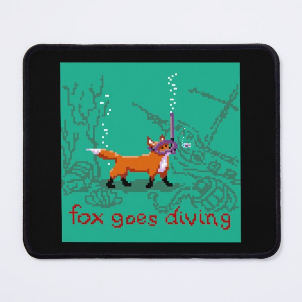 Item preview, Fox Goes Diving designed and sold by Foxloxart.