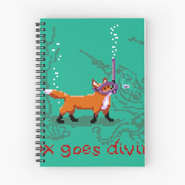 Item preview, Fox Goes Diving designed and sold by Foxloxart.