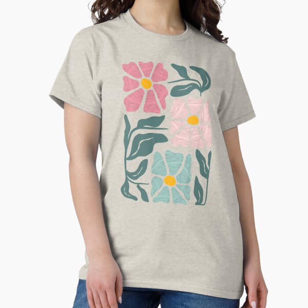 Vista previa del artículo con la obra «Mira más de cerca - Fck Trump Flor Vintage Floral Americano», diseñado y vendido por inkygreenshop.