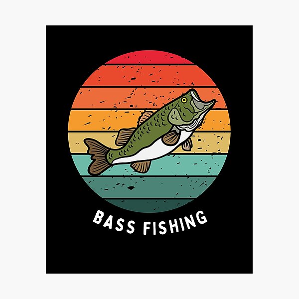 Item preview, Largemouth Bass Fishing Design – Colorful Angler’s Bass Design for Fishermen designed and sold by David Waters.