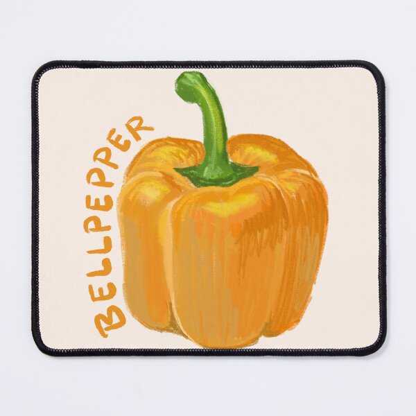 Item preview, Yellow Bell Pepper Illustration  designed and sold by Saffaway.