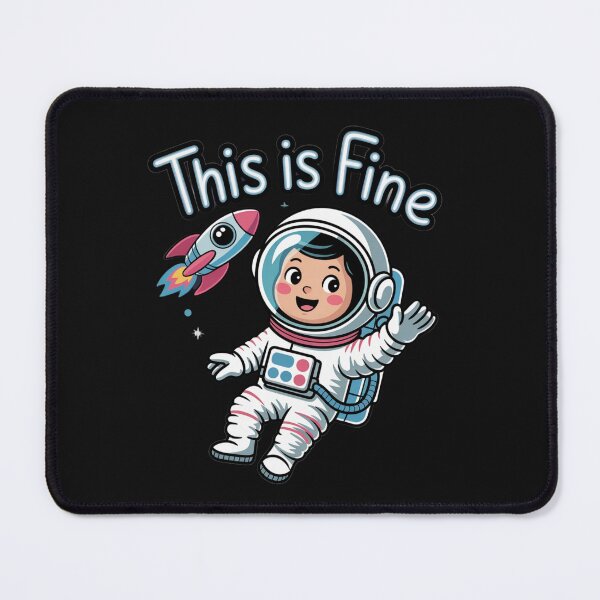 Item preview, This is Fine – Space Adventure designed and sold by SignumShop.