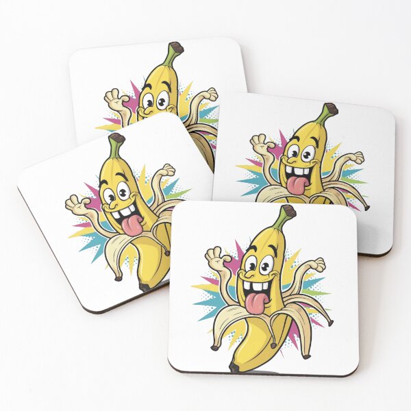 Item preview, Crazy Funny Banana Cartoon – Goofy Fruit Humor designed and sold by MOTAS FASHION .