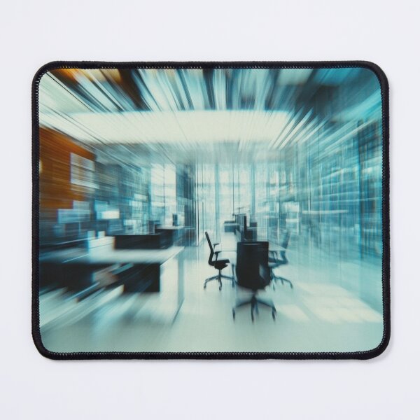 Item preview, Blurred modern office interior designed and sold by anytka.