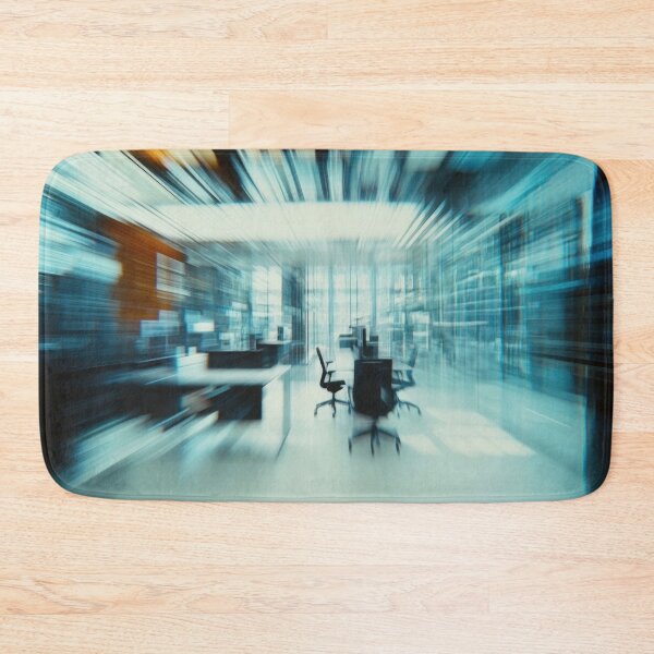 Item preview, Blurred modern office interior designed and sold by anytka.