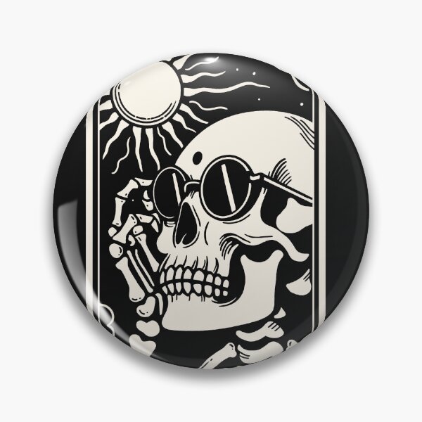 Item preview, The Sun Tarot Skull designed and sold by Eoli Studio.