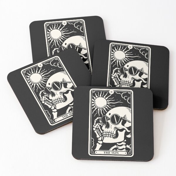 Item preview, The Sun Tarot Skull designed and sold by Eoli Studio.