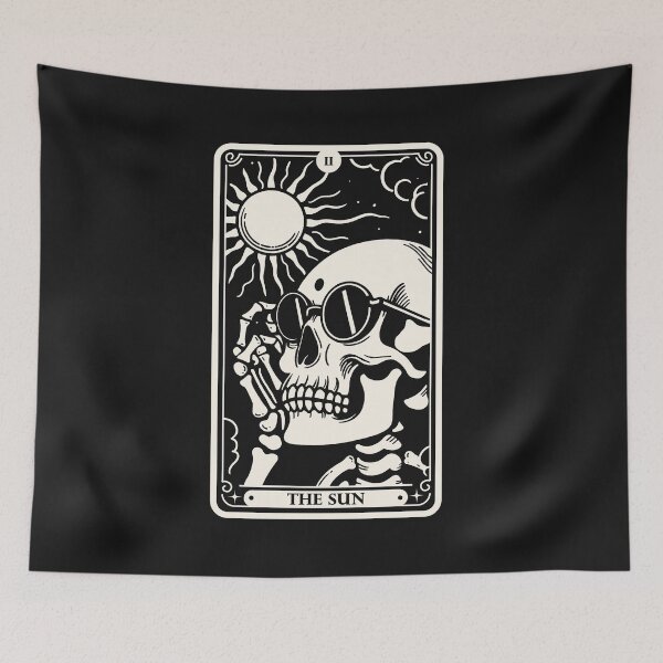 Item preview, The Sun Tarot Skull designed and sold by Eoli Studio.
