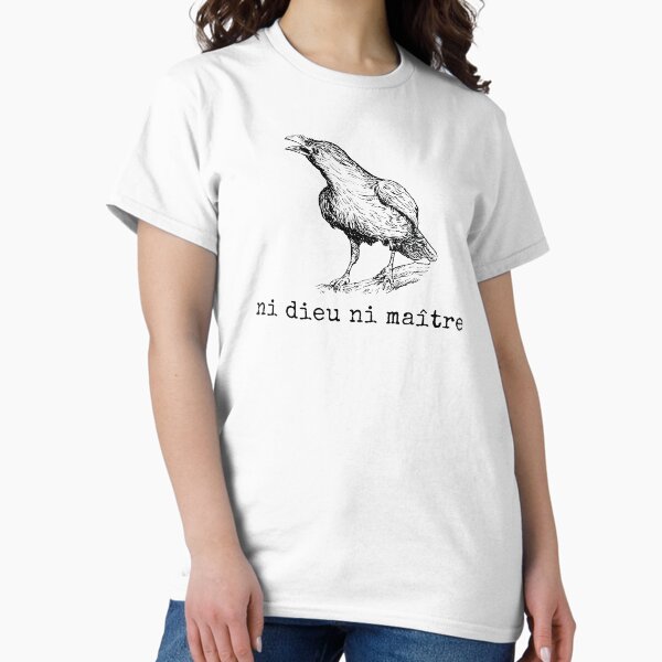 Item preview,  Ni Dieu Ni Maître Anti-Authoritarian Retro Fascism Fight Oligarchy designed and sold by boofangdesigns.