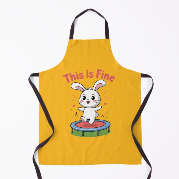 Item preview, This is Fine – Bouncing Bunny designed and sold by SignumShop.