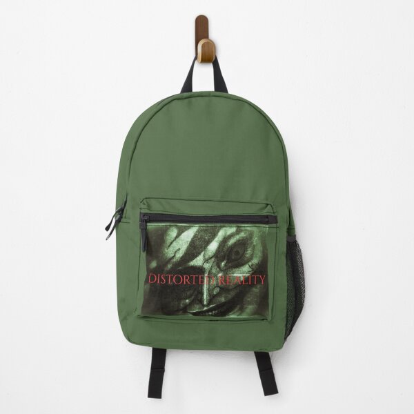 Item preview, Distorted Reality – Twisted Grinning Face Green Abstract Art designed and sold by Anomaly Effect.