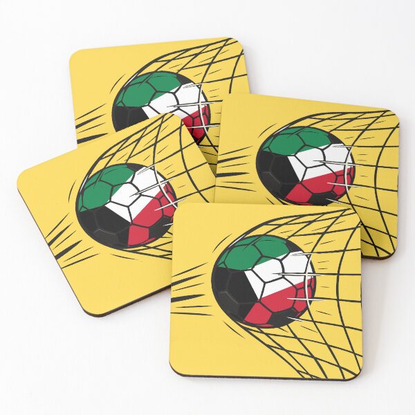 Item preview, Kuwaiti Flag Soccer designed and sold by Mo5tar.