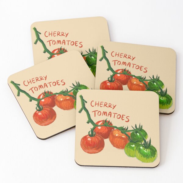 Item preview, Cherry Tomatoes Illustration designed and sold by Saffaway.