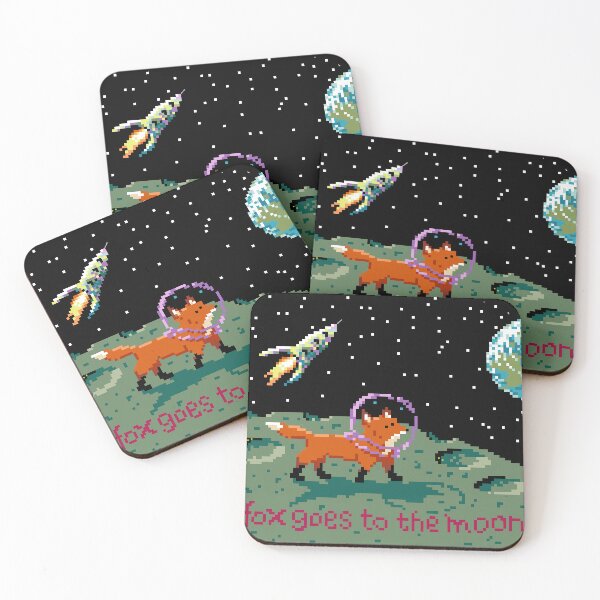 Item preview, Fox Goes to the Moon designed and sold by Foxloxart.