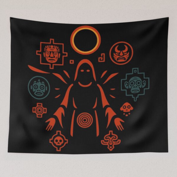 Item preview, Invocation Grid: Masked Pantheon designed and sold by blackmonolith.