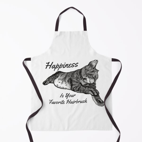 Item preview, Happiness is Your Favorite Hairbrush designed and sold by Felt Cute Handcrafts.
