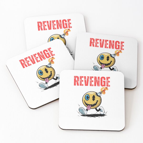 Item preview, Revenge Smiley – Dark Humor Retro Streetwear designed and sold by MOTAS Graphics .