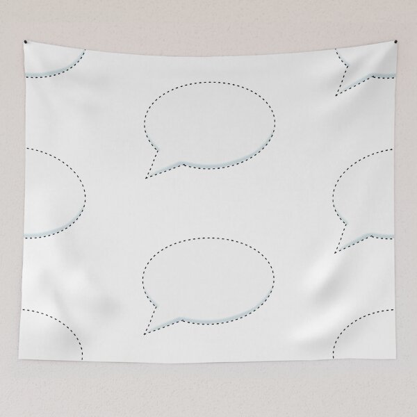 Item preview, Empty Whispering Speech Bubble. designed and sold by Hannahi8.