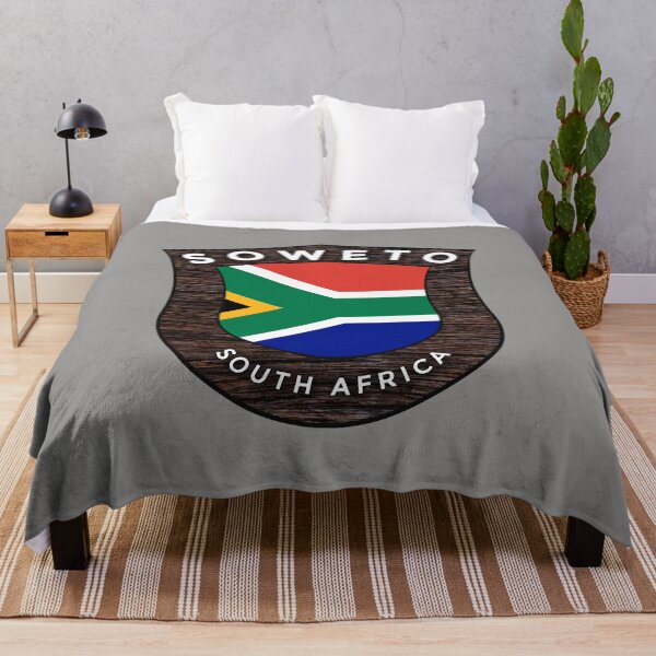 Artikelvorschau, Soweto Südafrika Emblem Flagge entworfen und verkauft von World Designs.