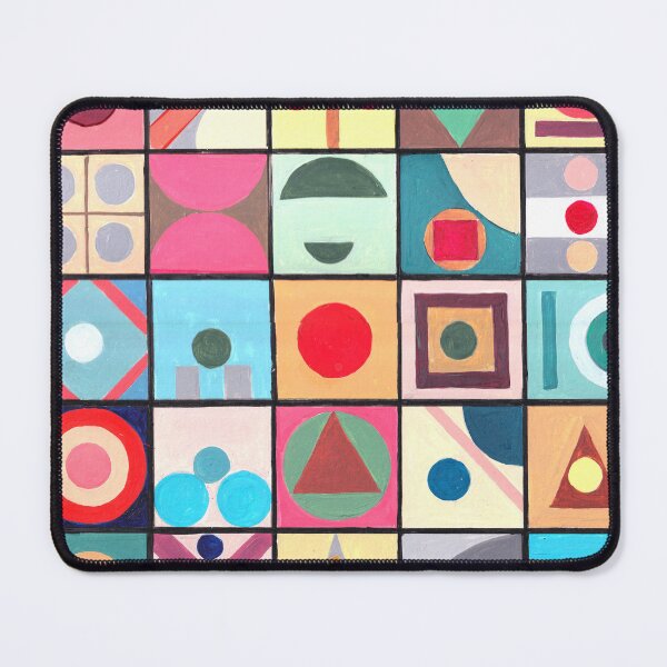 Item preview, abstract geometric print pattern  designed and sold by adbrotherstudio.