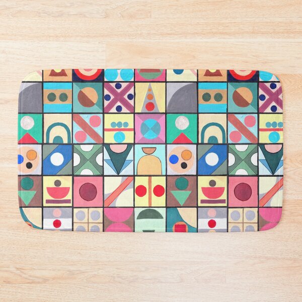 Item preview, abstract geometric print pattern  designed and sold by adbrotherstudio.