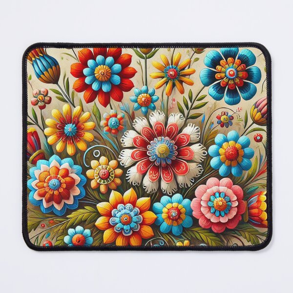 Item preview, Colorful Vintage Flower Display designed and sold by alw951.