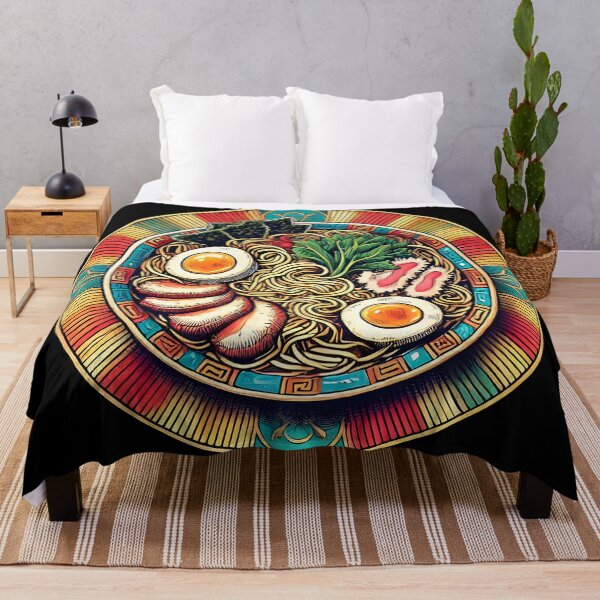 Item preview, Authentic Japanese Ramen Bowl | Traditional Noodle Soup Art Print designed and sold by DrawHandArt.