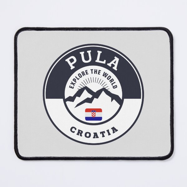 Item preview, Pula Croatia Black and White Crest designed and sold by World Designs.