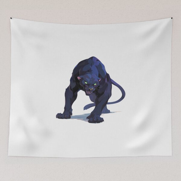 Item preview, Cute happy friend cat black panther designed and sold by PatternFly.