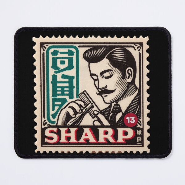 Item preview, Vintage Barber Postage Stamp | Sharp & Classic Grooming designed and sold by No1RetroStamps.