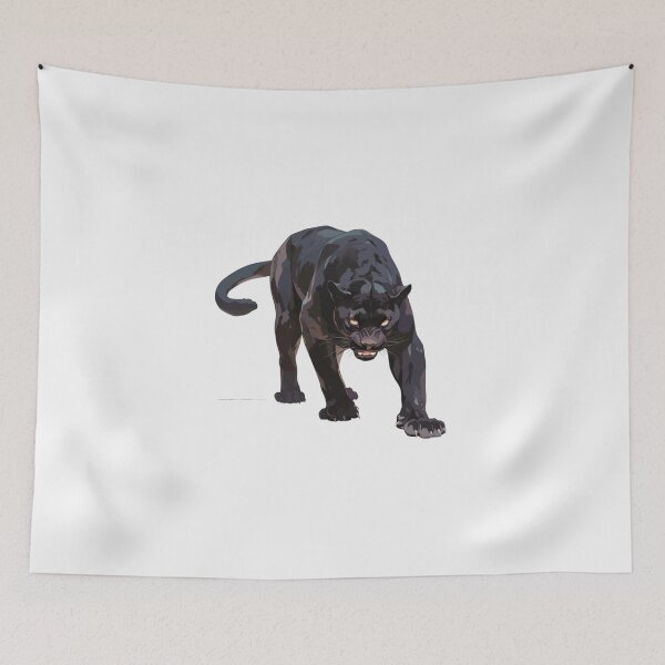 Item preview, Cute happy friend cat black panther designed and sold by PatternFly.