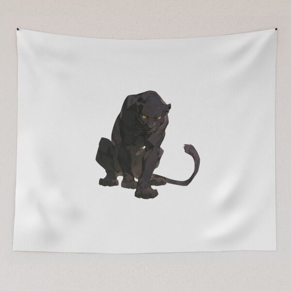 Item preview, Cute happy friend cat black panther designed and sold by PatternFly.