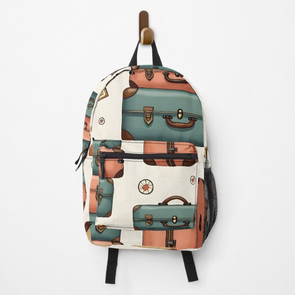 Item preview, Vintage Travel Suitcase Pattern designed and sold by NelDean.