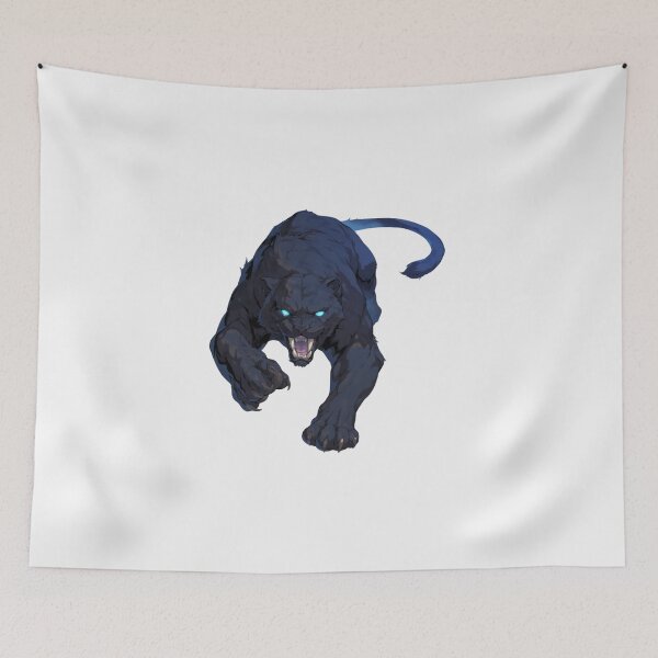 Item preview, Cute happy friend cat black panther designed and sold by PatternFly.