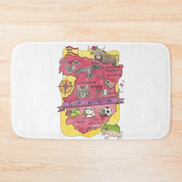 Item preview, Map of Spain - Country Map designed and sold by Platinumfrog.