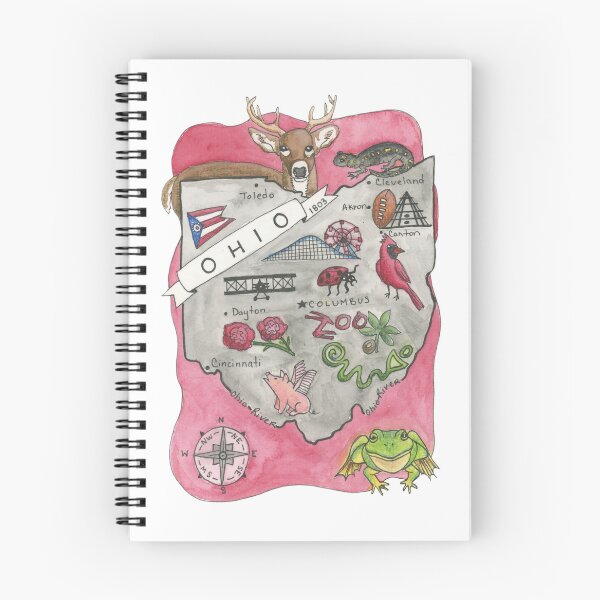 Item preview, Map of Ohio - State Map designed and sold by Platinumfrog.