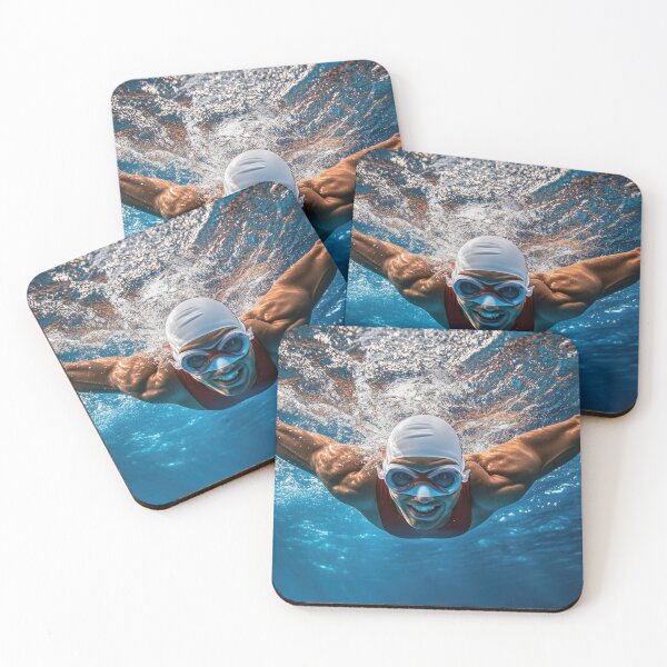 Item preview, Competitive swimmer underwater designed and sold by anytka.