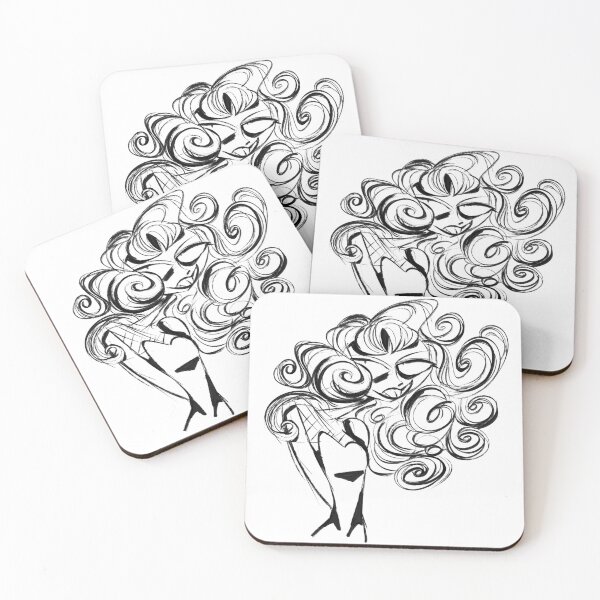 Item preview, Pretty Girl (Black and White) designed and sold by CDs Cartoons.