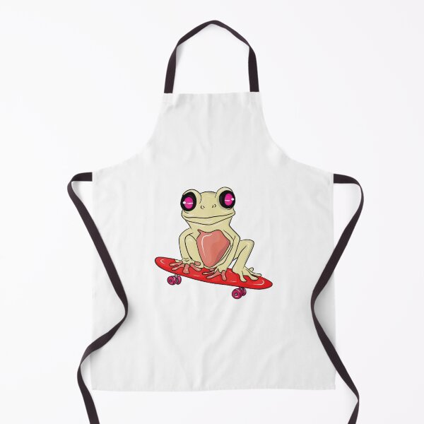 Item preview, Yellow frog sitting on a skateboard designed and sold by Joncasmiart.