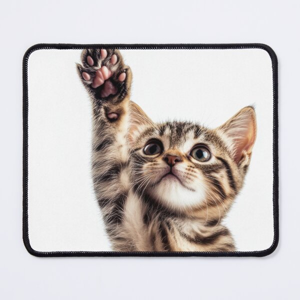 Item preview, Cute kitten waving its paw high designed and sold by anytka.