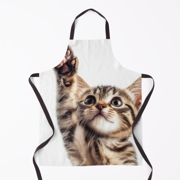 Item preview, Cute kitten waving its paw high designed and sold by anytka.