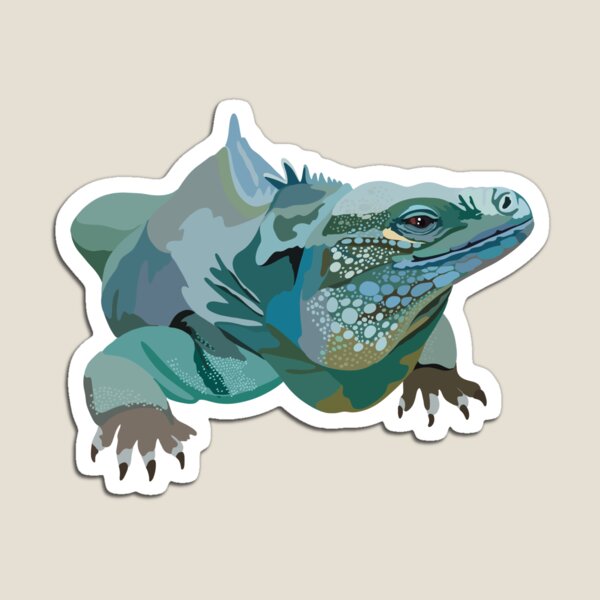 Item preview, B is for Blue Iguana designed and sold by thezoogirl.
