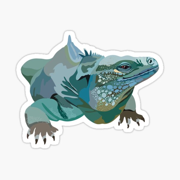 Artikel-Vorschau von B steht für Blauer Leguan, designt und verkauft von thezoogirl.