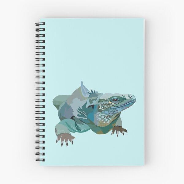 Artikelvorschau, B steht für Blauer Leguan, Blauer Leguan – Seltenes, gefährdetes Reptil von Grand Cayman entworfen und verkauft von PrettylittlepastelUk.