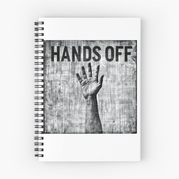 Item preview, Hands Off – Black and White Protest Poster  designed and sold by Ms. Iryna.