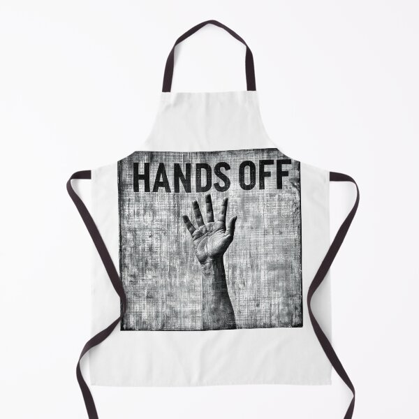 Item preview, Hands Off – Black and White Protest Poster  designed and sold by Ms. Iryna.